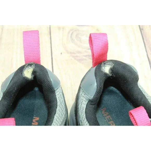 Merrell Turbulence Gray Leather Lace Up Goretex Waterproof Hiking Shoes Size 9 - Picture 9 of 10